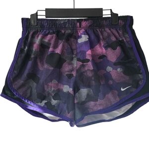 Nike Women's Purple Camo Shorts
